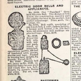 Sears First Doorbell 1896 Summer Catalog