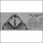 Mello Chimes Deluxe Period 1939 Catalog Description Page 