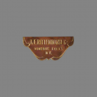 A.E. Rittenhouse Door Chime Early Builders Plate